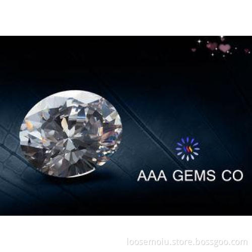Super White Oval Cut Forever Brilliance Moissanite For Clot
